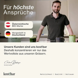 Christian Hebesberger, Gründer der österreichischen Bio-Marke kost!bar, deren Bio Greens Pulver in Deutschland abgefüllt wird.
